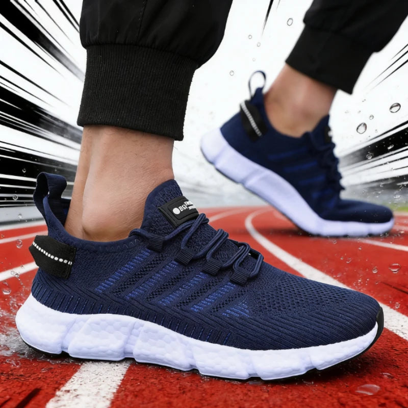 Men's Lightweight Running Shoes Minimalist Sporty Breathable Walking Sneakers  Athletic Jogging Tenis Outdoor Fitness Man Shoes