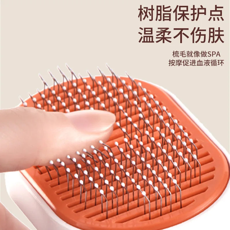 OUWO Pet Cleaning Comb Cat Dog Supplies Professional Grooming Brush For Dogs Cats Pets Pink Blue Light Green Cleaning Tools