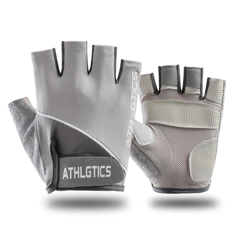 Workout Gym Gloves for Men Women Fishing Cycling Spring Summer Gloves Half Finger Training Breathable Non-slip Fitness Gloves