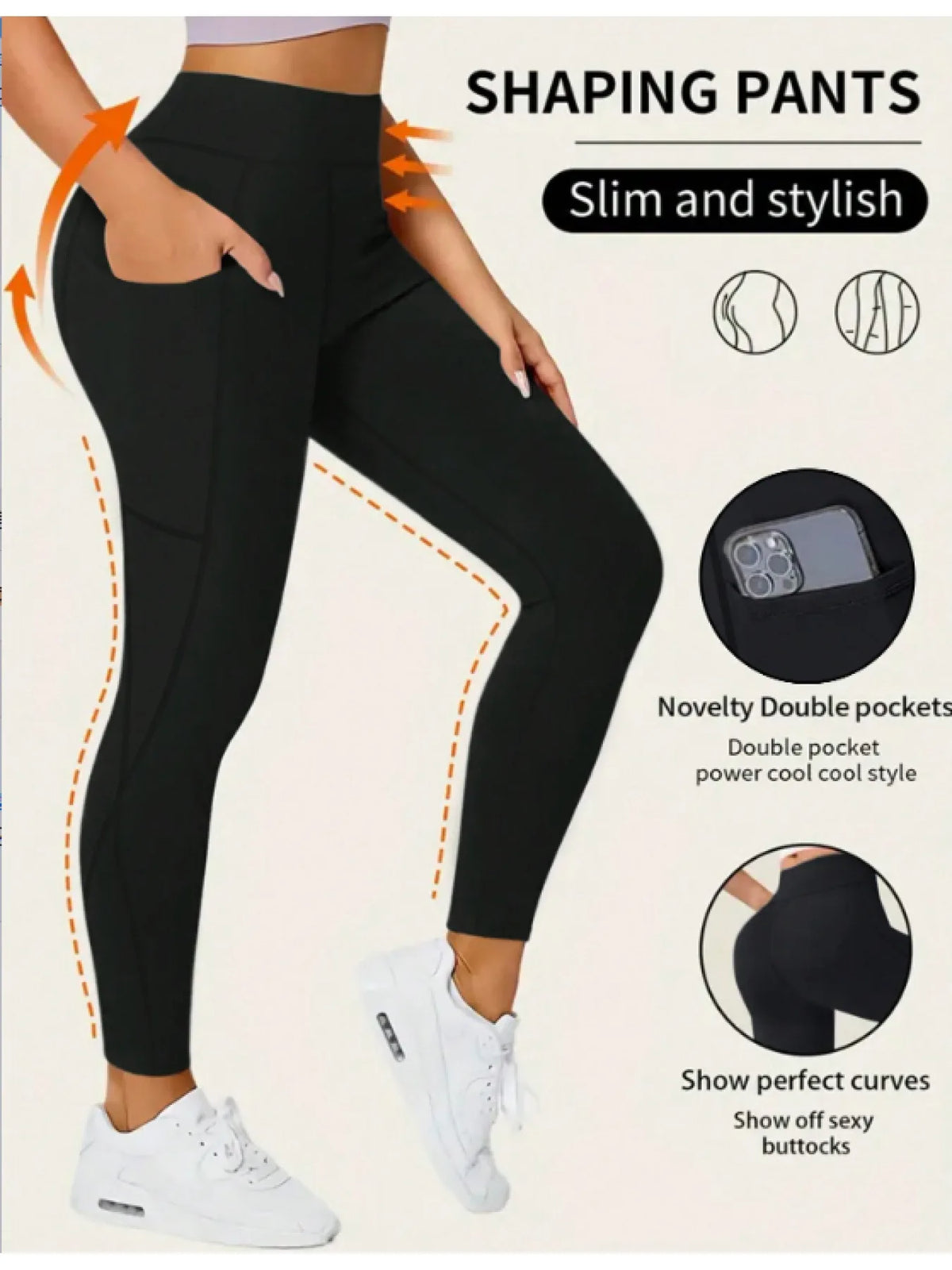 Women's fitness running high waisted slim fit sports pants yoga leggings fast drying jogging casual women's training pants