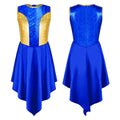 Kids Girls Liturgical Praise Dress Lyrical Dance Performance Costumes Children Church Choir Worship Ballroom Dancing