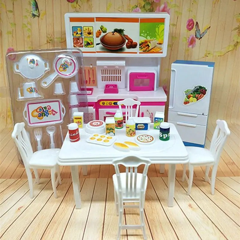 Kids Toys Fashion Outfit Dress Clothes Doctor Nurse Chef Wear Kawaii 21 Items/Lot Doll Accessories 30cm For 11.5'' Dolls Gifts