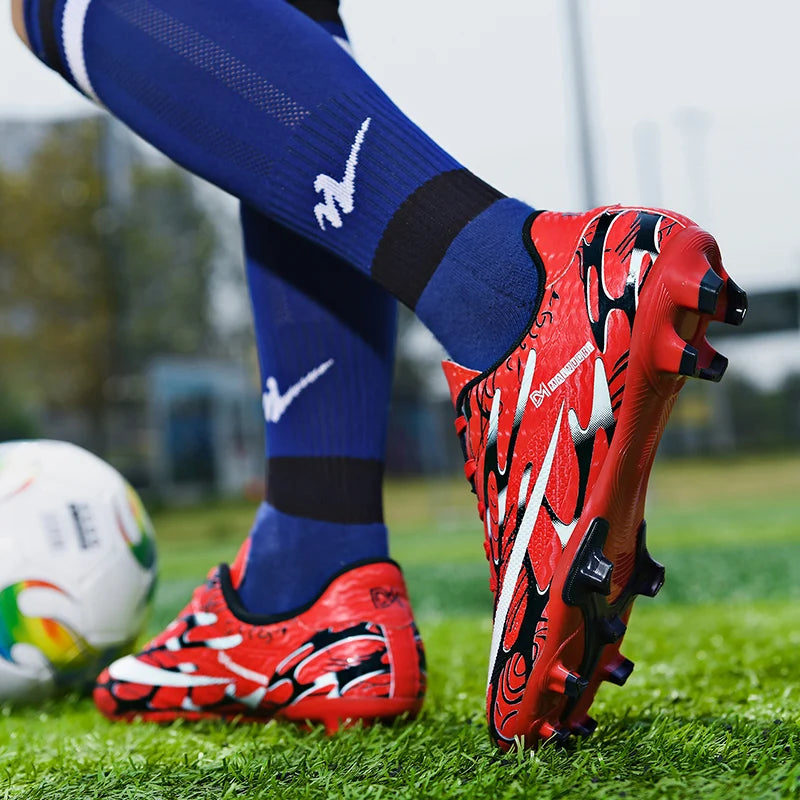 Soccer Shoes for Kids Teenagers Adults TF Soccer Cleats Football Shoes Boys Long Spikes Sneakers FG Zapatos De Futbol