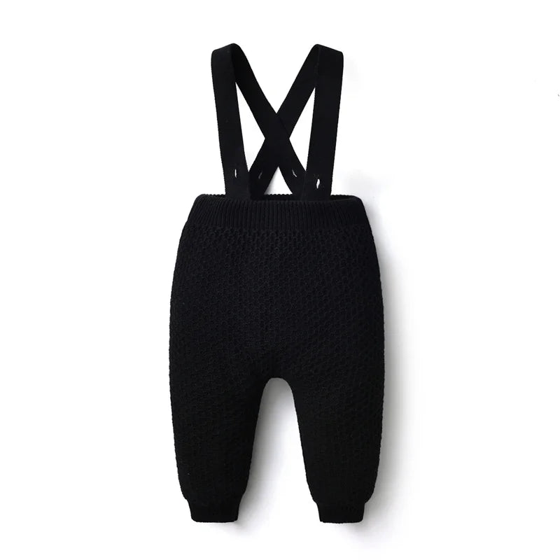 Kids Sweaters Childre Knitted Clothes Boys Girls Wool Knit Under Tops+Cardigan Baby Pants Brother Sister Mathcing Clothes
