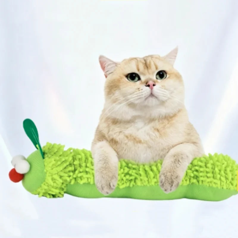 Pet Plush Cat Toy Self-Pleasure Amusing Boredom Relief Scratch Bite Resistant Small Animal Playtime Accessory