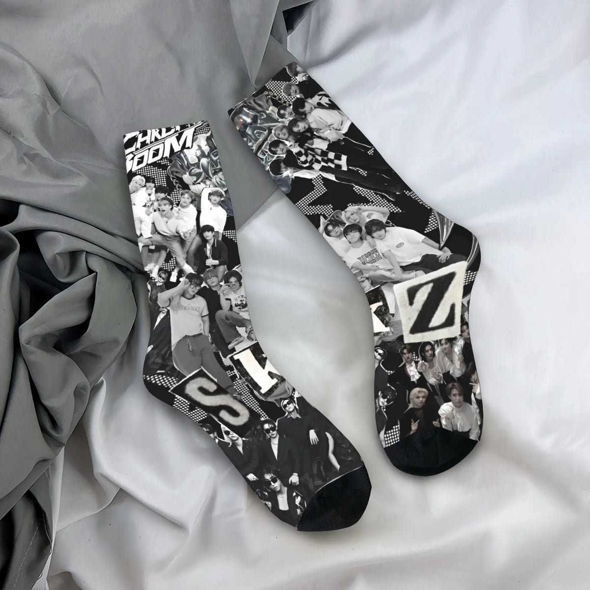 Stockings for Kids  Design Gothic Socks Autumn Socks KPOP S-Strays Band Hyunjin  Felix Bang Chan Men Outdoor Quality Socks