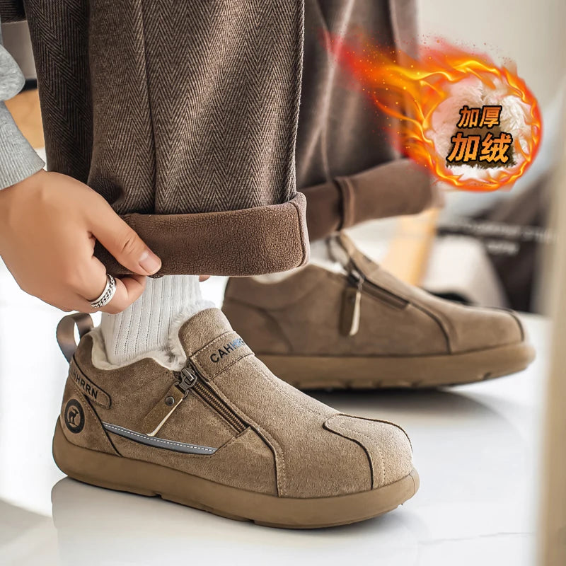 Men boots New Winter Slippers Warm Men Shoes Waterproof Non-Slip Plush Sneakers Male tenis shoes Boots Men Sneakers Winter boots