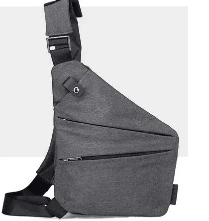 Chest Bags Crossobdy Bags for Men Waterproof Male Multifunction Cross Body Messenger Bag Single Shoulder Grey Fanny Pack Sac