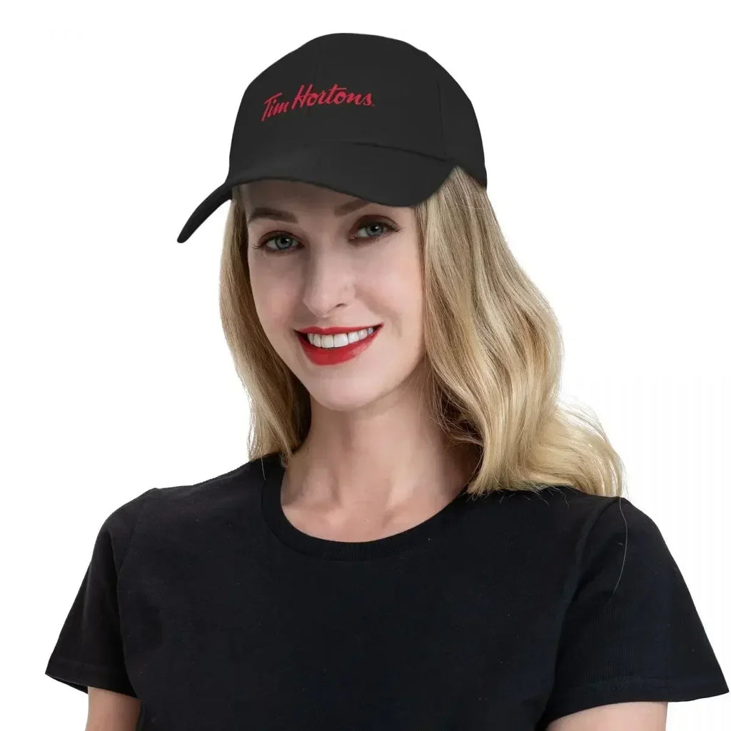 Tim Hortons Coffee Day Baseball Cap Golf Hat Man funny hat Hats Woman Men's