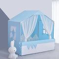 Cute Pet Cat Bed Detachable Pink Cat Tent House Dog Bed Comfortable Indoor Kitten Princess Mattress Dog Kennel Pets Supplies