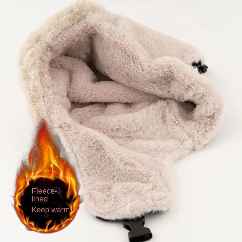 Children's Hats Boys Winter Wind Cold Girls Earprotective Warm Large Children Hats Russian Toboggan