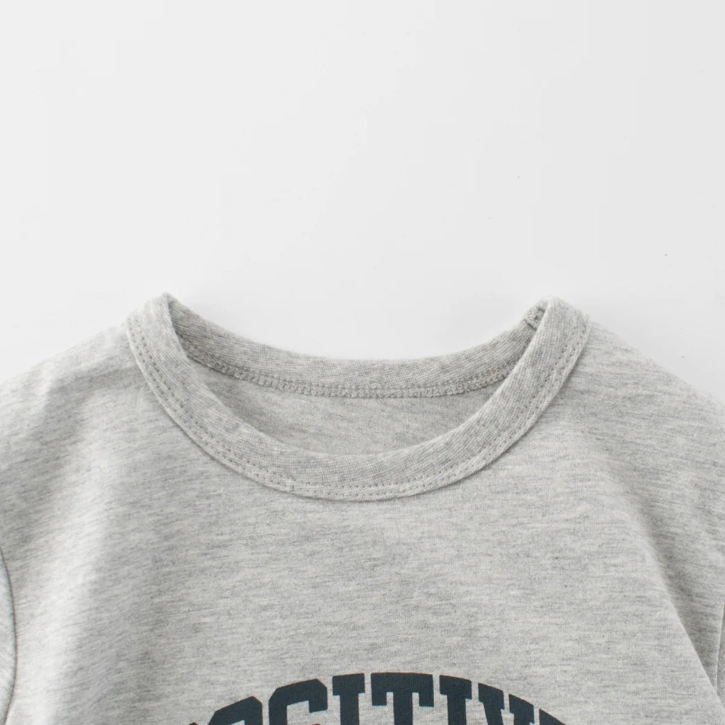 2025 Children Clothing Set Boys Girls Bear Cartoon Short Sleeve Cotton Sweatshirt Set Kids Comfortable Casual Outdoor Outfit