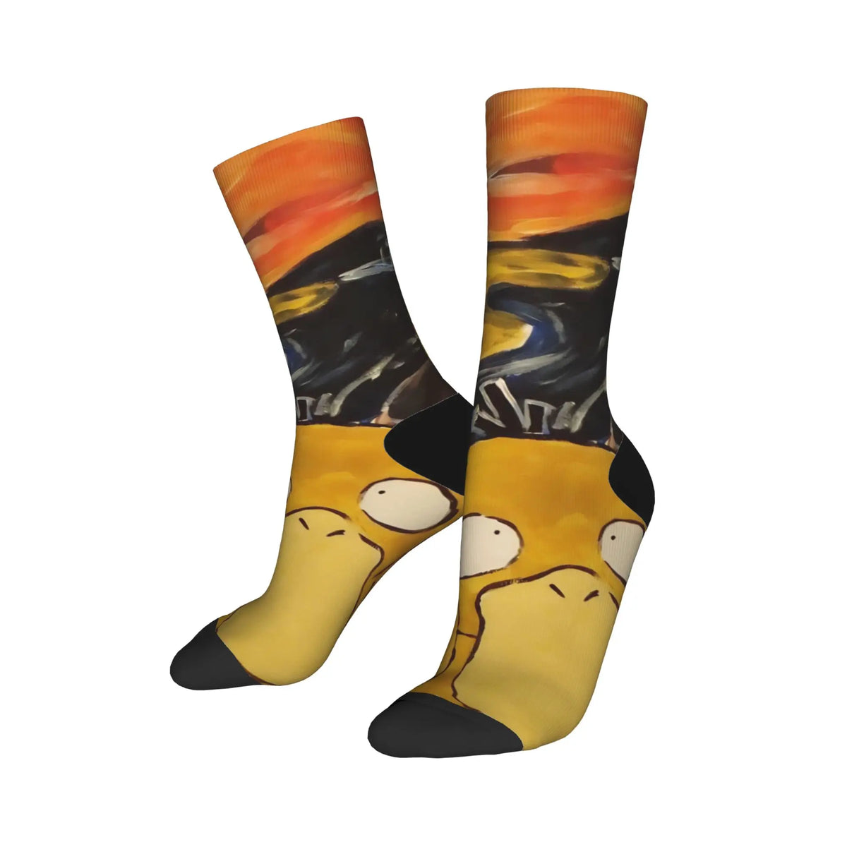 Happy Funny Male Men Socks Harajuku P-Pokemons Bulbasaur Sock Skateboard Women's Stockings Spring Summer Autumn Winter
