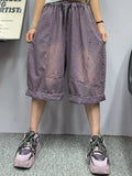 Amax LuluE 2026 Casual Womens Summer Fashion Jeans Loose Vintage Denim Pants Females Luxury Classic Elastic Waist Solid Trousers