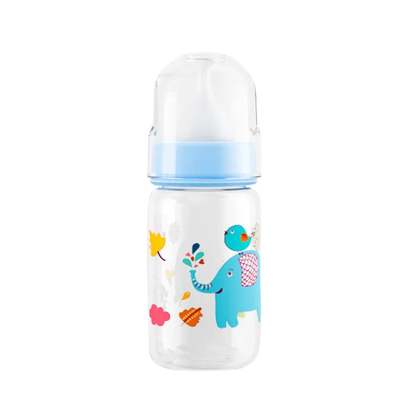 Small Pet Feeding Bottle 60ml/125ml Baby Pet Cat Dog Feeder Bottle PP Cartoon Animals Nursing Bottle for Newborn Kittens Puppies