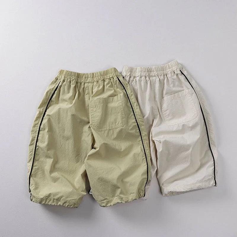 Children's Pants 2025 Summer New Boys Casual Pants Thin Cotton Baby Girls Mosquito-proof Trousers Kids Clothes