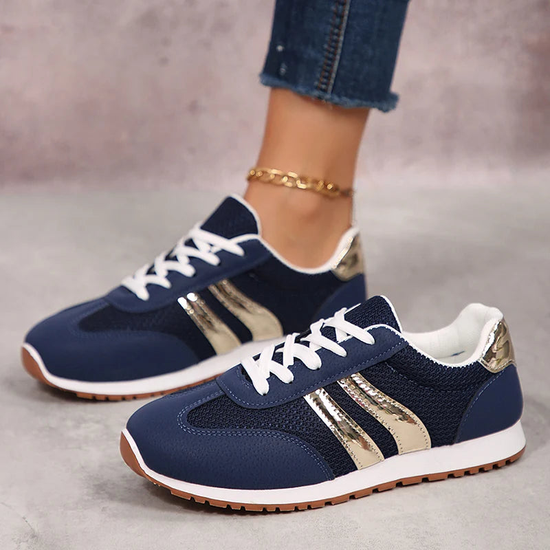 Fashion Breathable Women's Sports Shoes 2025 Autumn Lightweight Casual Sneakers Woman Plus Size Comfort Non Slip Running Shoes