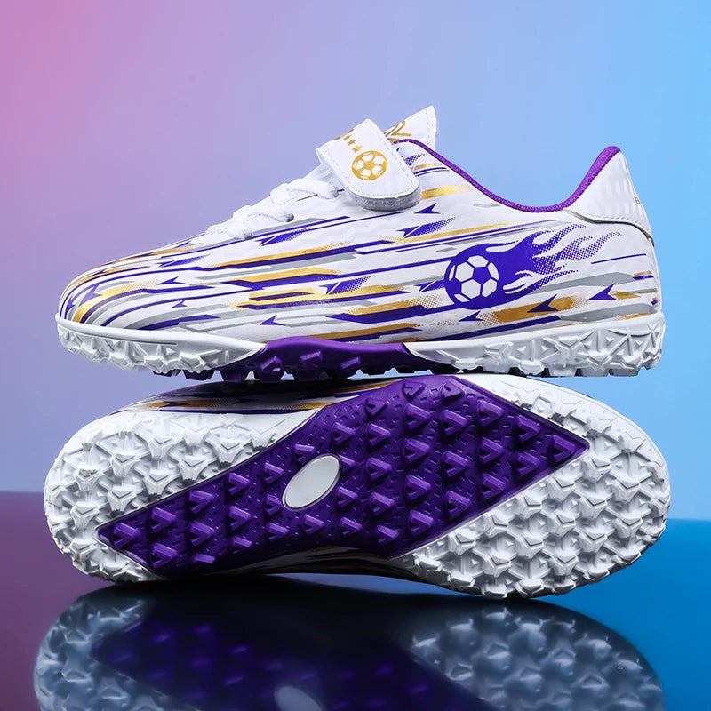 New Kids Professional Soccer Shoes TF Indoor Men Football Field Boots Original Football Shoes Society Cleats Grass Training Fast