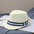 New Hat Men Summer Short Shading Fashion Jazz Gentleman Hat Middle-aged and Old Outdoor Leisure Joker Hat