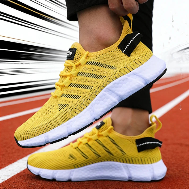 Men's Lightweight Running Shoes Minimalist Sporty Breathable Walking Sneakers  Athletic Jogging Tenis Outdoor Fitness Man Shoes