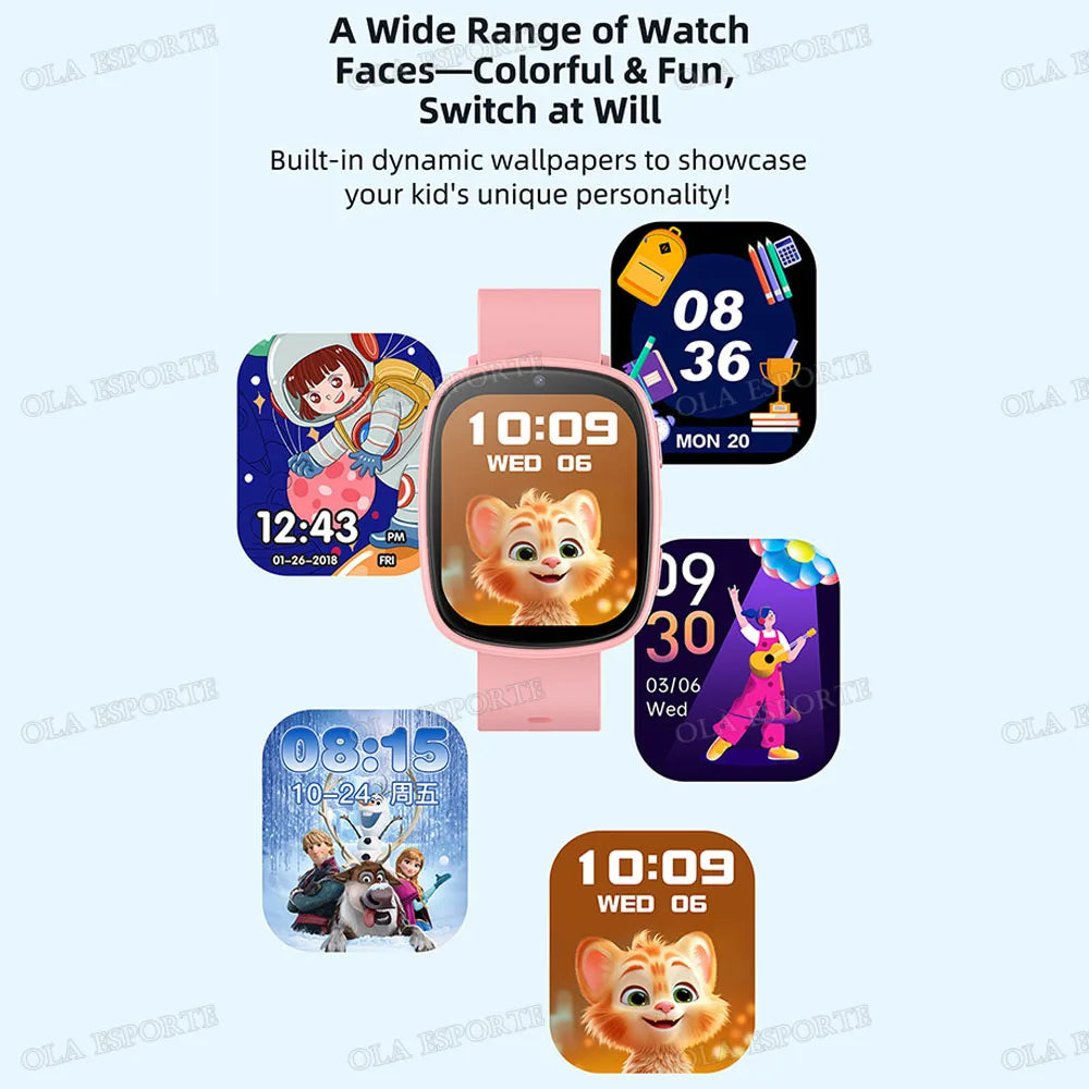 2026 Kids Games Smartwatch 1.83''HD Screen Camera 22 Interesting Games Sleep Monitor Alarm Clock Calculator Children Watch MA27