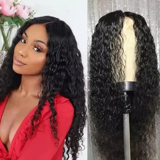 Women's Wave Synthetic Wig, Natural Black, Easy to Care for, Suitable for Most Women's Wigs, Party Wigs, Daily Dress Wigs
