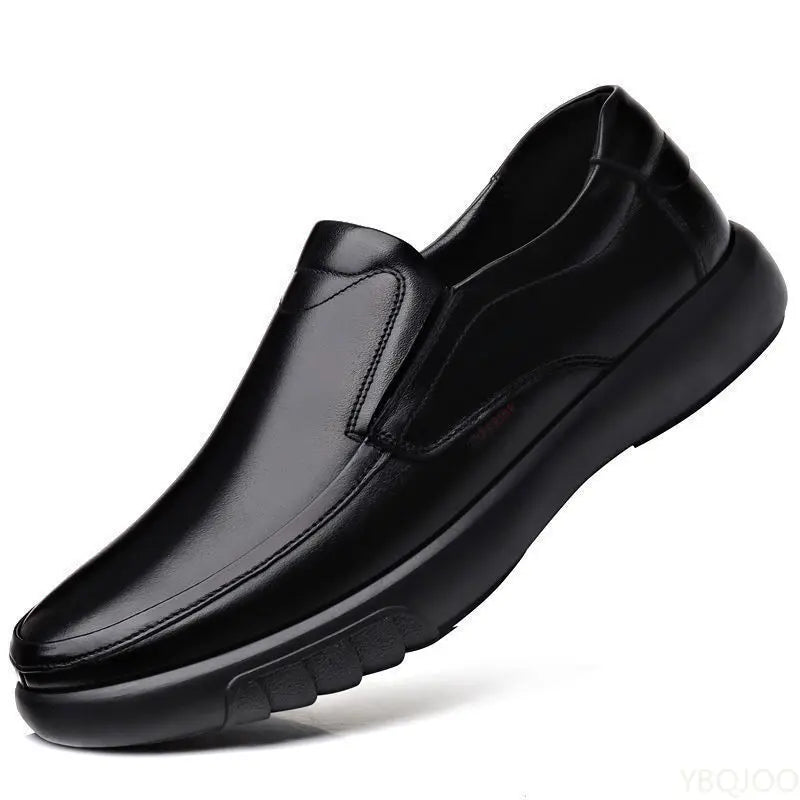 spring autumn New Men's loafers Business Casual non slip leather Shoes Soft soled comfort dad shoe Fashion versatile flats Homme