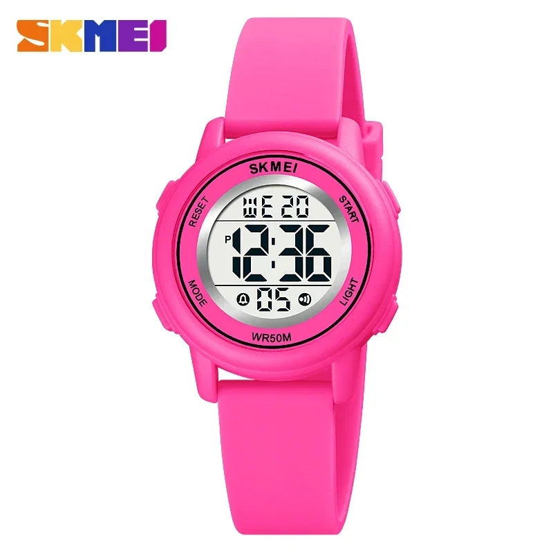 SKMEI Waterproof Alarm Kids Watches montre enfant Boys Girls Sport Kids Watch Colorful Led Children Digital Wristwatches 1721
