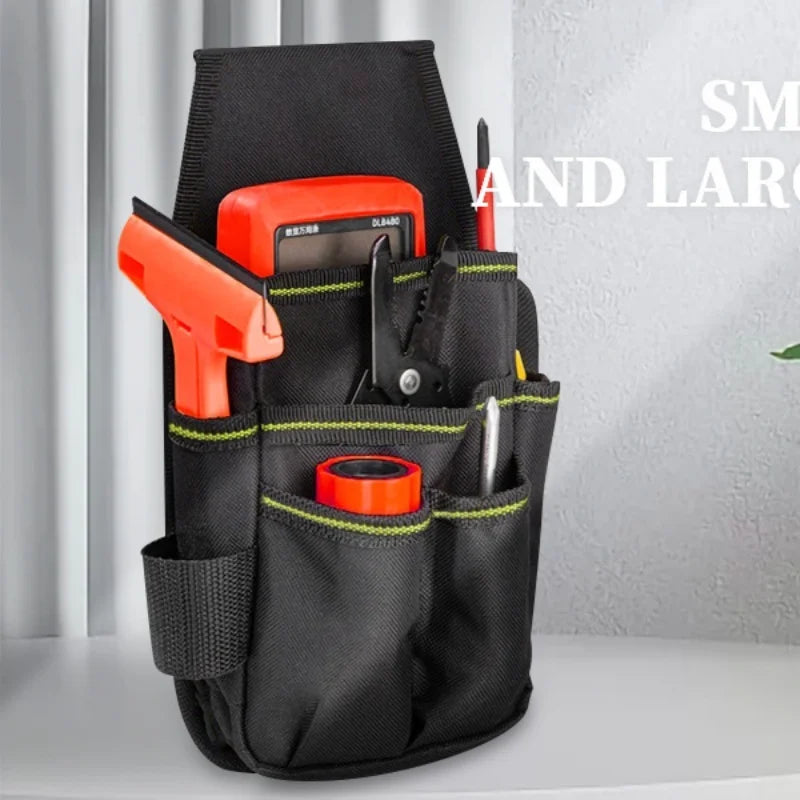 Tool Belt, Small Tool Pouch with Belt Clip, Electrician Tool Pouch, Tool Belts for Men, Utility Pouch with Adjustable Belt