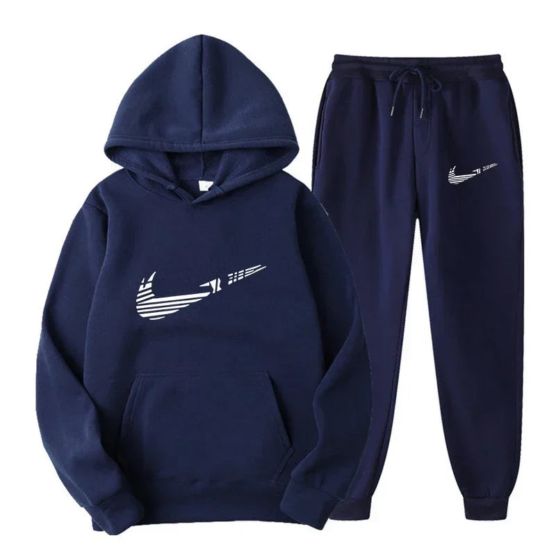 A versatile multi-functional sportswear suitable for both men and women, featuring a hooded sweatshirt, suitable for outdoor tra