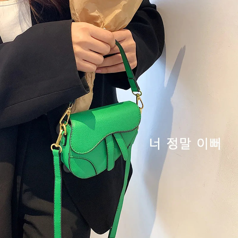 Fashion Children's Bags Ins Girls Niche Messenger Bag Retro Portable Saddle Bag Baby Kids Shoulder Bag Accessories Handbag BM092