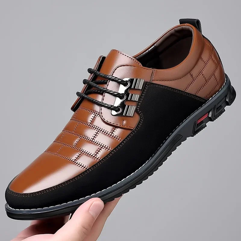 Casual Leather Shoes for Men Trend Men Business Shoes Office Comfort Working Footwear Man Loafers Big Size 38-50 Tenis Masculino