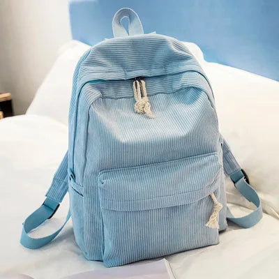 Personalized corduroy kids Backpack custom name embridery kindergarten schoolbags for children girls boys solid baby Bags Gifts