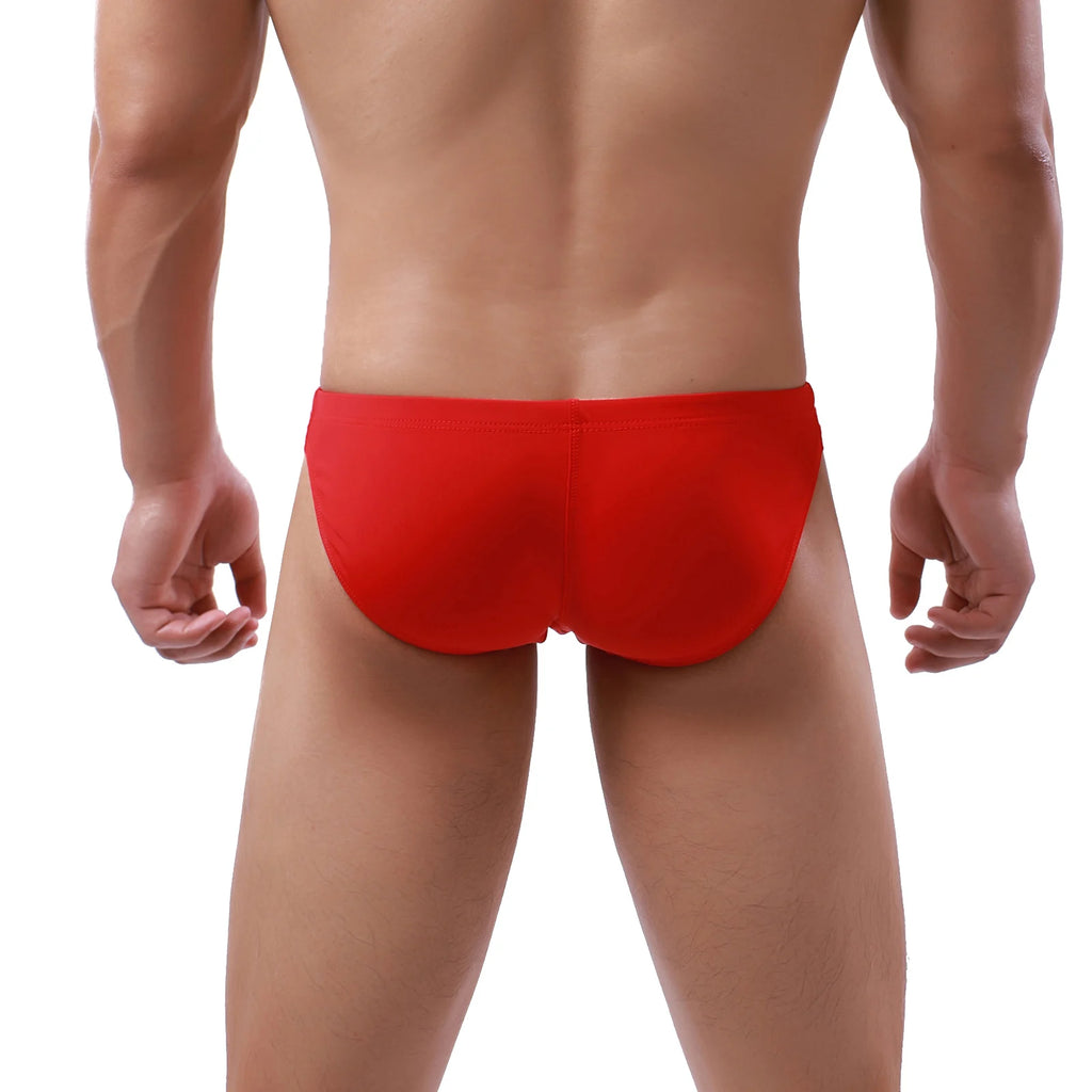 Swimwear Man Briefs Swimsuit Sexy Men Swimming Bikini Bathing Suit Swim Trunks Mesh Pouch Beachwear Beach Shorts