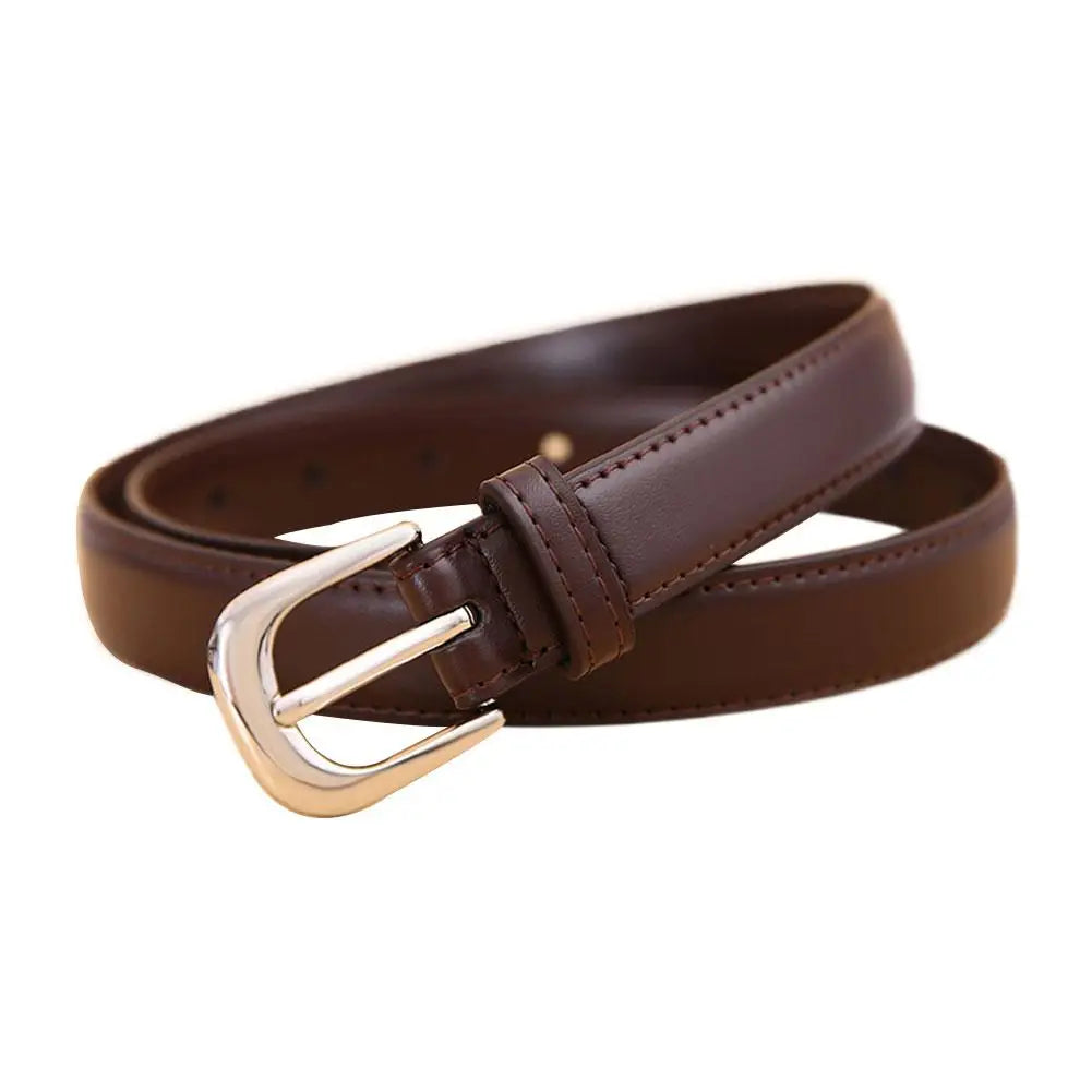 Fashion Dress Belt for Women Trendy Dress Belt Women's Trousers Belt Black Brown Waist Belts Strap for Dresses Belts for Lady