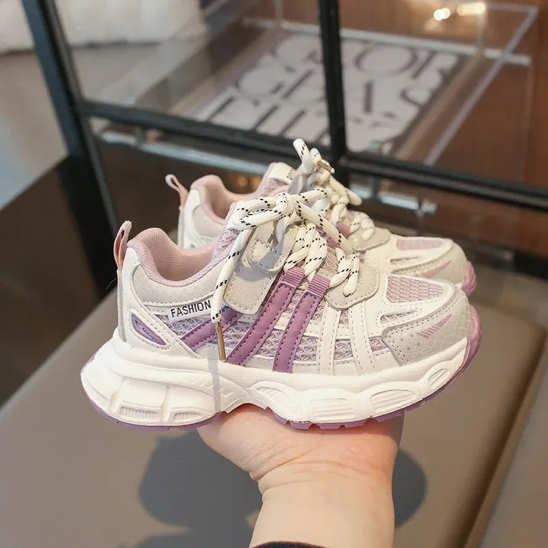 Children's Sneakers Boy 2025 Spring New Platform Running Shoes for Girls Lightweight Versatile Kids Causal School Sports Shoes
