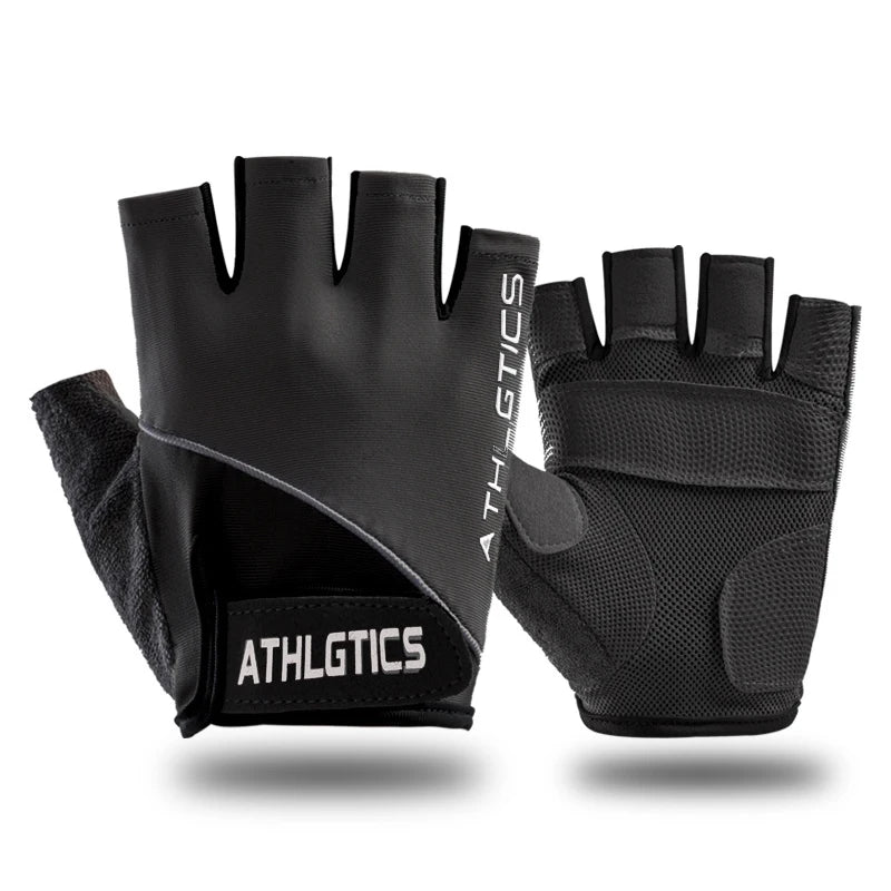 Workout Gym Gloves for Men Women Fishing Cycling Spring Summer Gloves Half Finger Training Breathable Non-slip Fitness Gloves