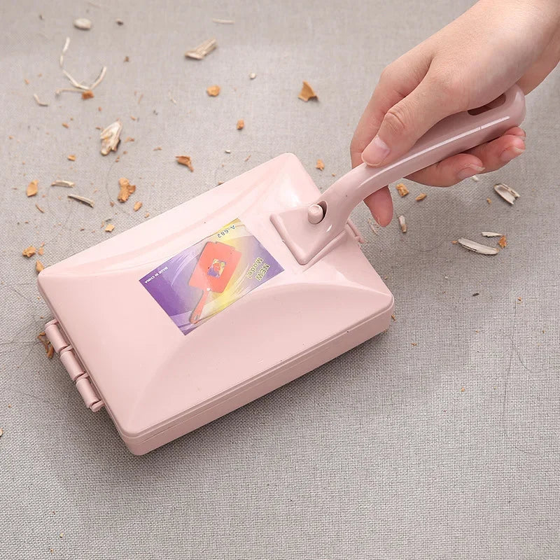1pc- Bed Pet Hair Debris Brush Handheld Carpet Brush Crumb Dirt Fur Cleaner Roller Sweeper Home Cleaning Tools