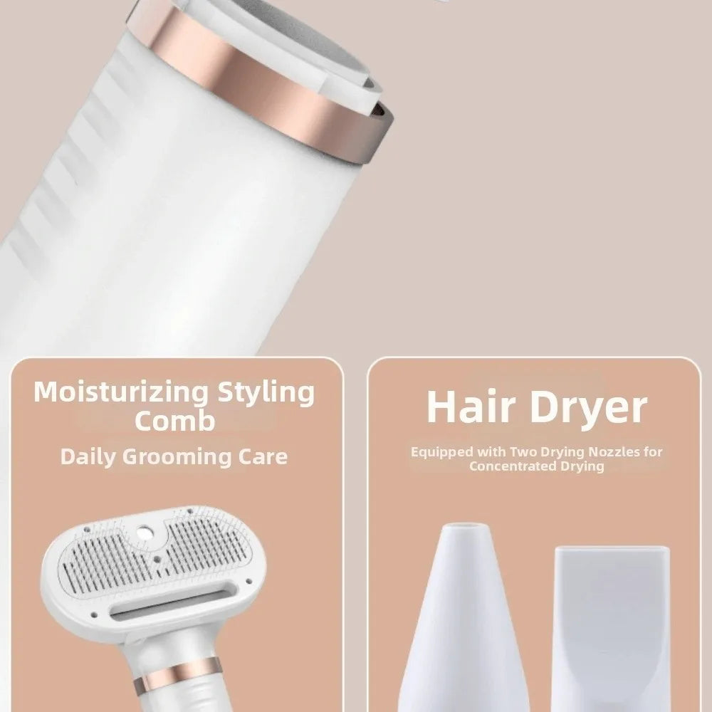 Pet Accessories Adjustable Pet Hair Dryer Detangling Portable Pet Grooming Comb Low Noise Durable Dog Hair Dryer Pet Bath