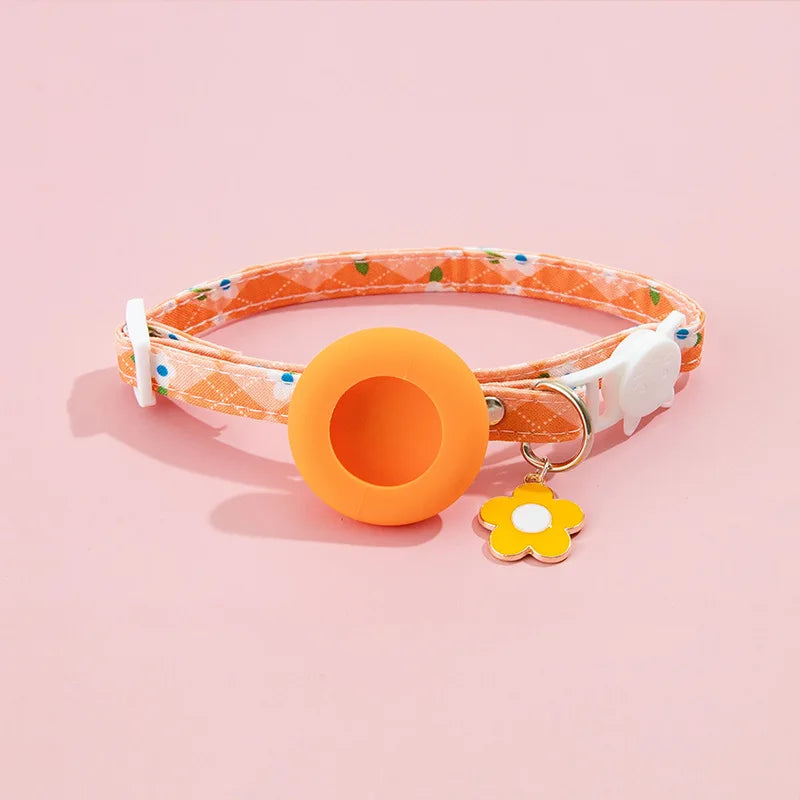 Pet Collar with AirTag Protective Case Anti-lost Outdoor Park Dog Cat GPS Tracker Install Supported Necklace Pet Accessories