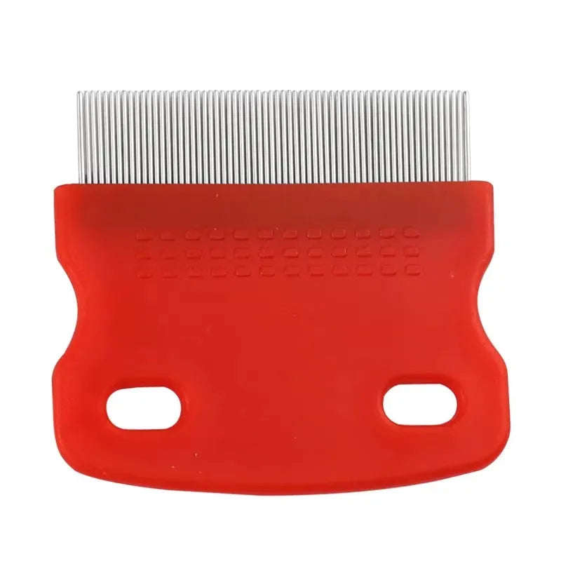1pc Pet Grooming Fine Tooth Comb Detangling Brush Flea Lice Remover Pet Cleaning Tool