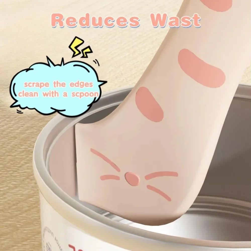 Pet Accessories Multifunctional Pet Dog Spoon Can Opener Wet Food Mixing Spoon Silicone Cat Can Sealing Cover Food Storage