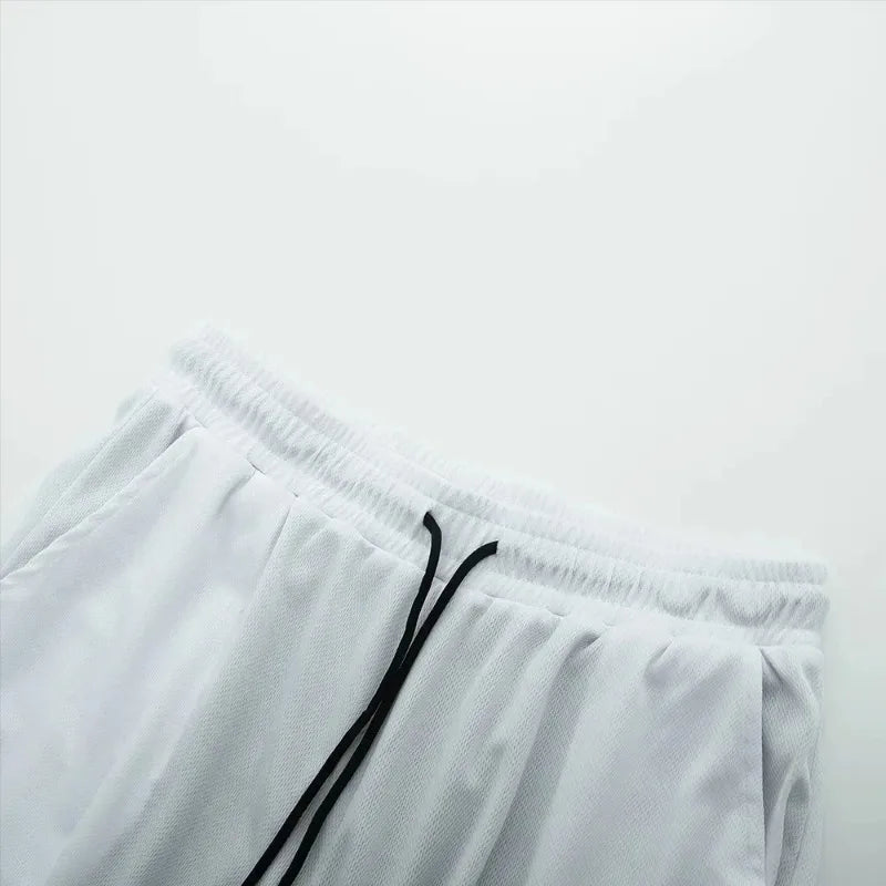 Men's sports shorts double layer two-in-one quick-drying breathable casual shorts summer running sportswear pants M-3XL