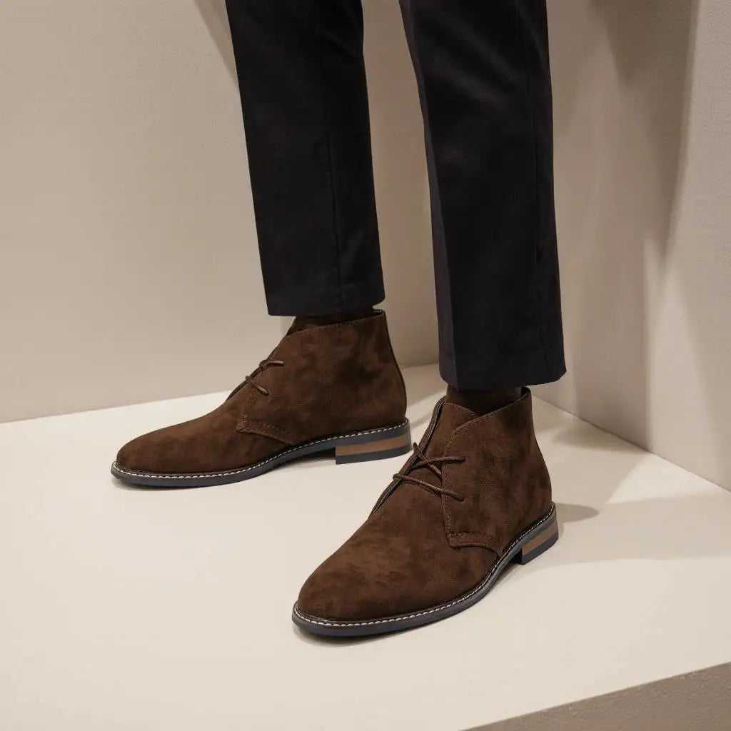 Boots Men Brand 2026 Casual Comfortable Retro Fashion Ankle Boots