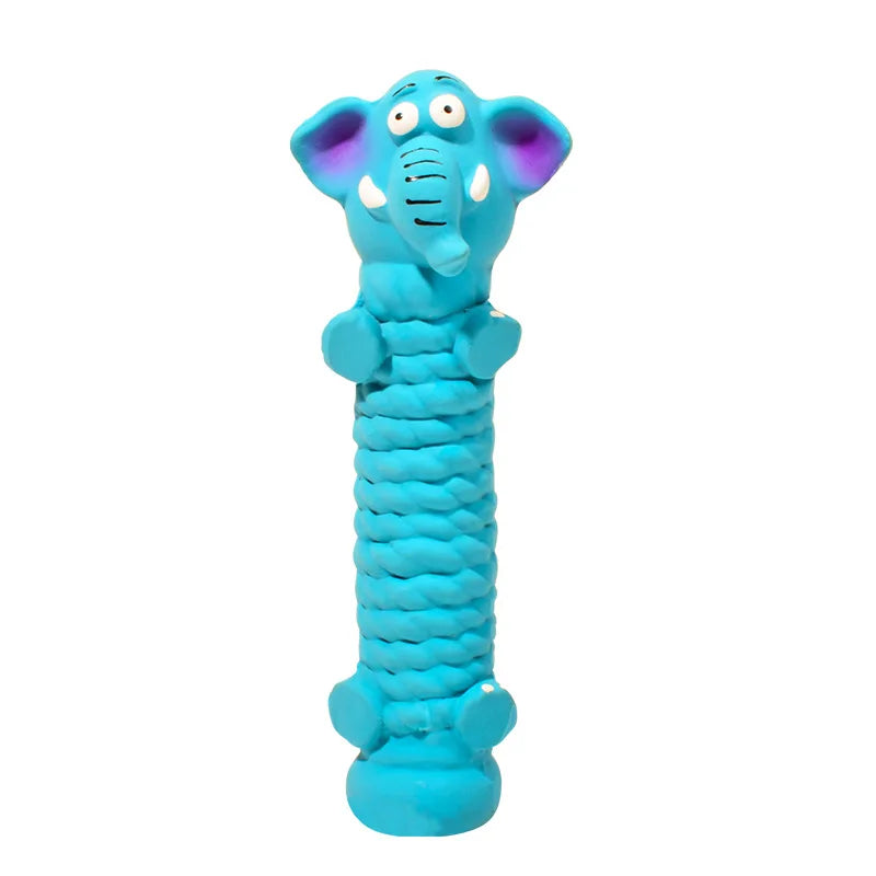 Pet dog toy latex sound cute teeth Wear resistant bite latex suitable for small and medium-sized dogs