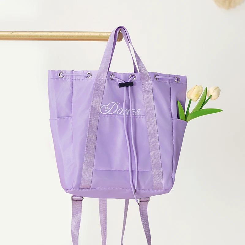 Ballet Bag for Girls Ballerina Kids Dance Bag Dancing Backpack Handbag Ballet Dance Bags Baby Ballet Shoulder School Backpack