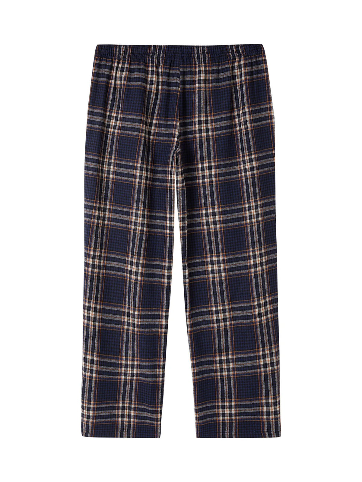 Men's Autumn/Winter Pajama Pants Flannel Plaid Casual Comfy with Pocket Stretchy Elastic Waistband Mans Pajamas Bottoms