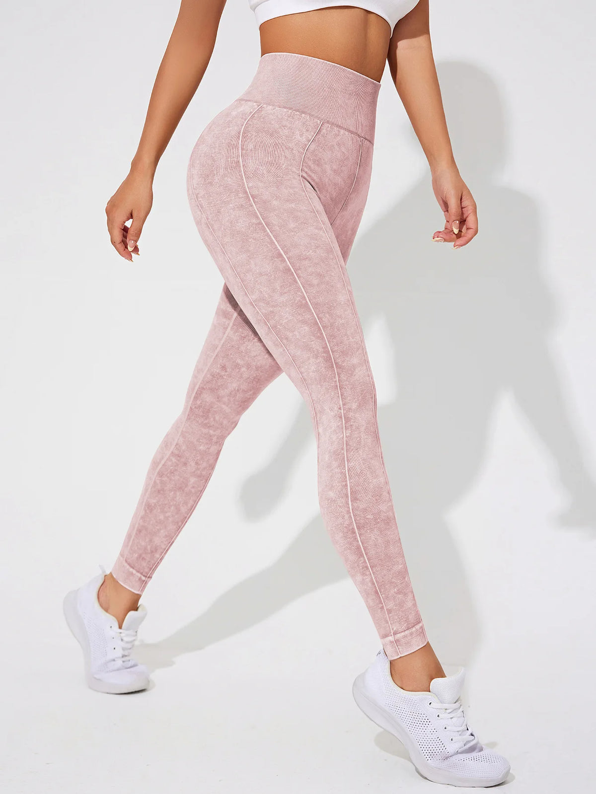 Women Vintage Leggings Gym Fitness Athletic Workout Elastic Leggins Good Elastic Yoga Pants Push Up Sports Training Tights