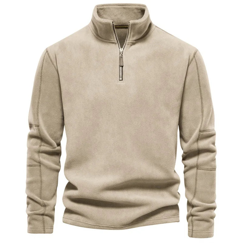 Hot Selling Men's Fashion Fleece Warm Long Sleeved Hoodie for Winter 2024, Daily Loose Casual Versatile Trend Hoodie