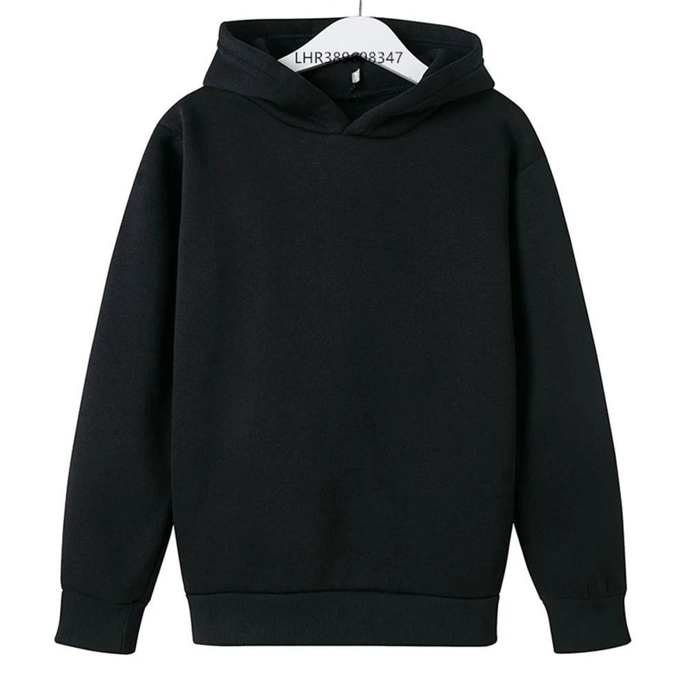 Boy Girls Clothing Hoodie Tops Suitable Age 3-12 Children's Sweatshirt Fashion Pink Black White Red Yellow Spring Autumn Coat